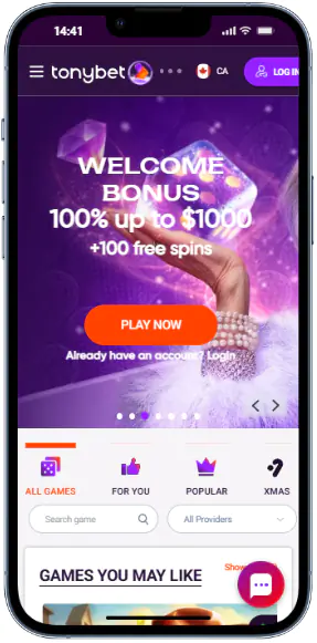 TonyBet Mobile App